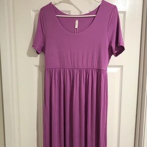Pink Blush Maxi Dress **New** size L